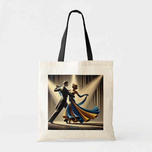 Waltzing Couple Dancing  Tote Bag (Voorkant)