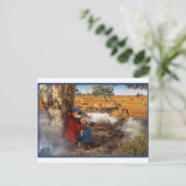 Waltzing Matilda Briefkaart (Staand voorkant)