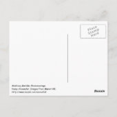 Waltzing Matilda Briefkaart (Achterkant)