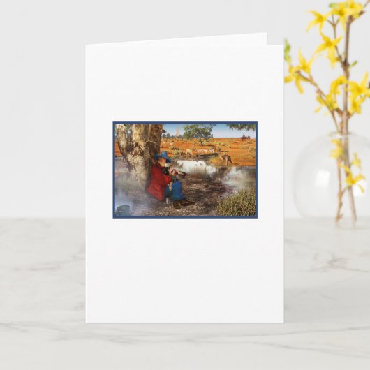 Waltzing Matilda Kaart (Gele Bloem)