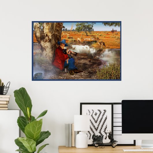 Waltzing Matilda Print (Thuiskantoor)