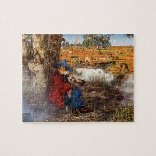 Waltzing Matilda Puzzle Legpuzzel