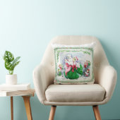 Waltzing Santa en Mrs Claus Pillow Kussen (Stoel)