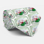 Waltzing Santa en Mrs Claus Stropdas (Opgerold)