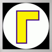 Waluigi Icon Poster (Voorkant)