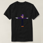 Waluigi T-pose Meme Classic T-shirt (Design voorkant)