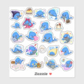 Walvis 22 Stickers (Vel)