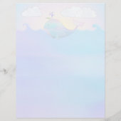 Walvis - 8,5 inch x 11 inch briefpapier (Achterkant)