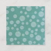 walvis baby baby shower informatiekaartje (Achterkant)