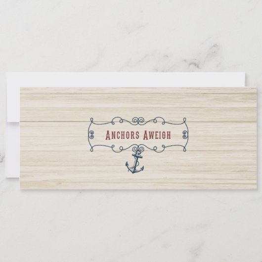  walvis, Baby shower Ticket Invitation Kaart (Achterkant)