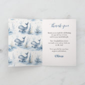 Walvis baby shower uitnodiging (Binnen)