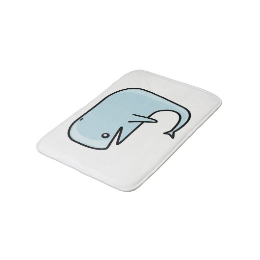 walvis badmat (Gekanteld)