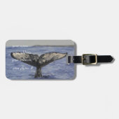 walvis bagagelabel (Voorkant horizontaal)