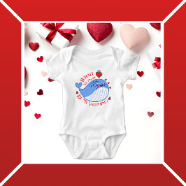Walvis, ben je alsjeblieft mijn Valentijn? Romper