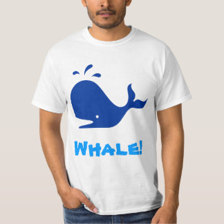 walvis! Blauw.  T-shirt