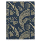 walvis blauw tafelkleed (Voorkant)