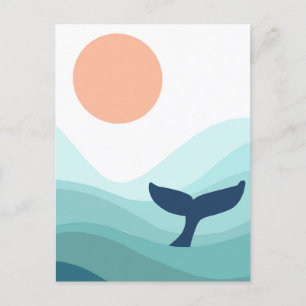 walvis briefkaart