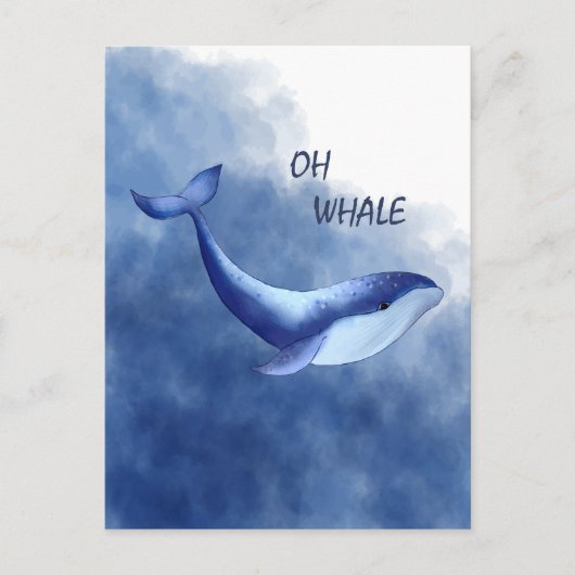 Walvis Briefkaart (Voorkant)