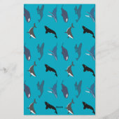 Walvis Briefpapier (Achterkant)