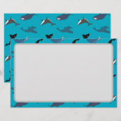 Walvis Briefpapier (Voorkant / Achterkant)