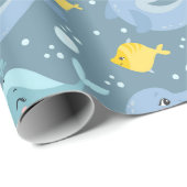 walvis cadeaupapier (Rol Hoek)