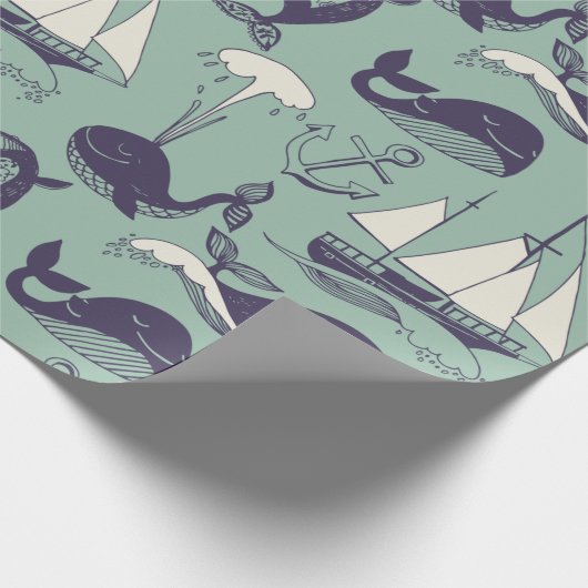 walvis cadeaupapier (Hoek)