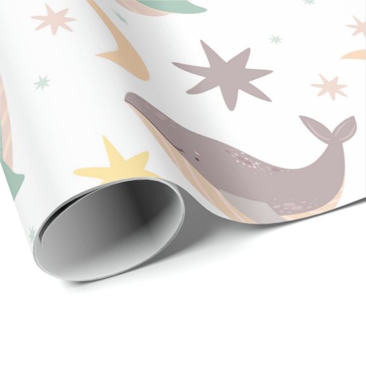 walvis cadeaupapier (Rol Hoek)