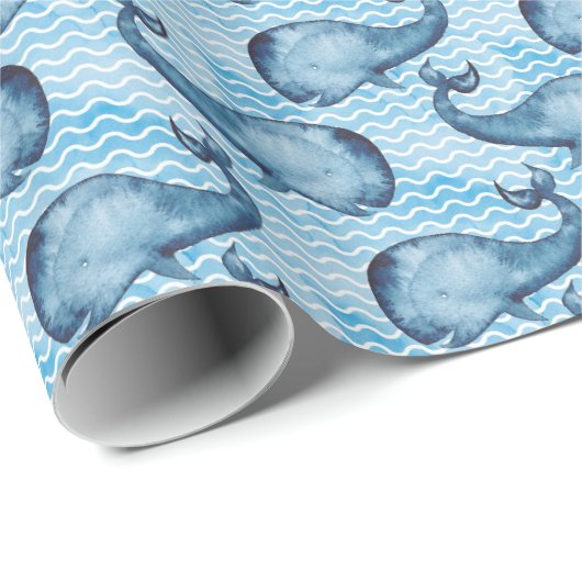 walvis cadeaupapier (Rol Hoek)