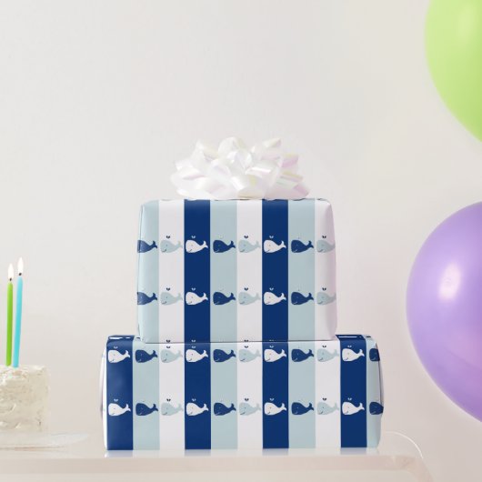 walvis cadeaupapier (Feestgeschenken)