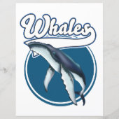 Walvis cartoon logo (Voorkant)