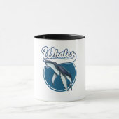 Walvis cartoon logo mok (Midden)