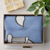 Walvis cartoon tissuepapier (Geschenk)