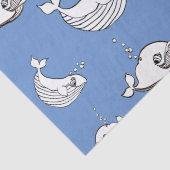 Walvis cartoon tissuepapier (Detail)
