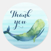 Walvis Dank u Sticker (Voorkant)