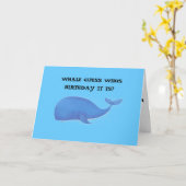 WALVIS, DE VERJAARDAG VAN DE GISSING WHOS VAN DE KAART (Gele Bloem)