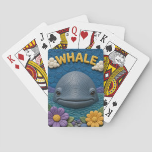 Walvis Deep Blue Modern KlayKoo Pokerkaarten