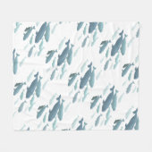 Walvis Dekbed Beluga Walvis Kunst Vlies Dekens (Voorkant (Horizontaal))
