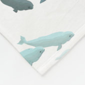 Walvis Dekbed Beluga Walvis Kunst Vlies Dekens (Hoek)