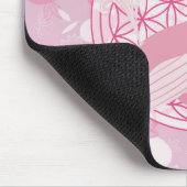 walvis, dierlijk totem,zen,chakra,levensbloem muismat (Hoek)