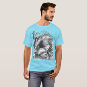 Walvis Eén Boot Eén Beest T-shirt (Voorkant volledig)