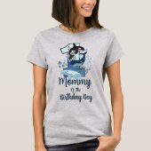 Walvis Eerste verjaardag vrouwen tshirts Mam (Voorkant)