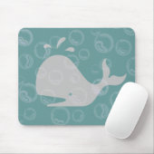 walvis en bubbels muismat (Met muis)