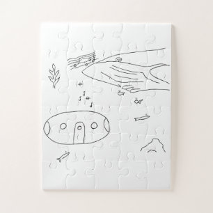 Walvis en Rode Renner zingen Legpuzzel