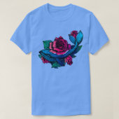 walvis en Rozen T-shirt (Design voorkant)