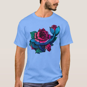 walvis en Rozen T-shirt