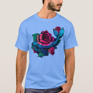 walvis en Rozen T-shirt
