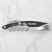 Walvis en schildpad op Hawaï Kurkentrekker (Achterkant)