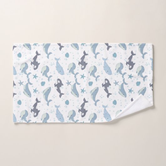 walvis en vulwalvis bad handdoek (Handdoek)