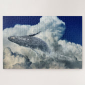 walvis en wolken legpuzzel (Horizontaal)