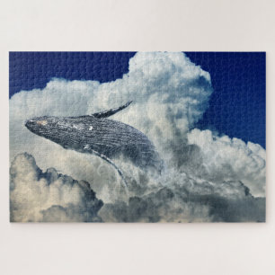 walvis en wolken legpuzzel